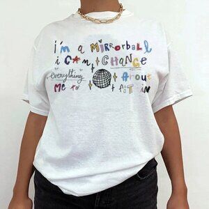 Mirrorball Music Trendy Graphic T-shirt